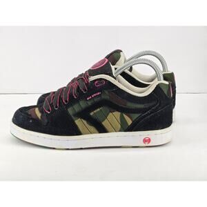 Air Speed Mens skateboard Camouflage Gray black sneakers shoes size 6.5